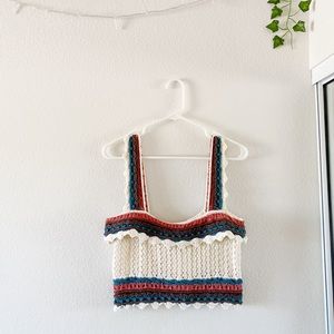 Zara crochet top